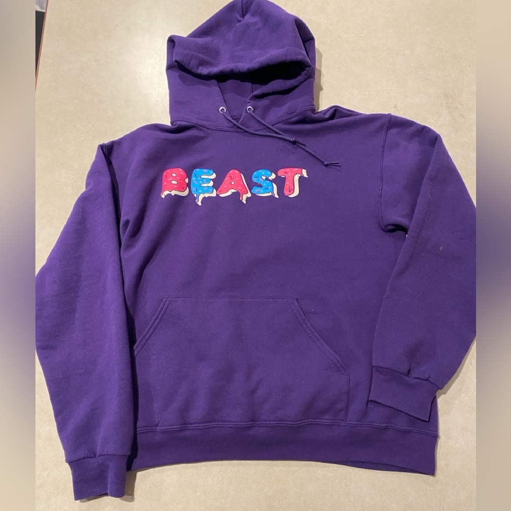 Authentic Mr Beast Hoodie Frosted - Adult Size medium